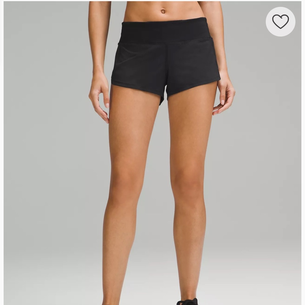 Lululemon speed up shorts size 6 2.5